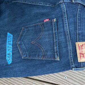 Levi's Dark Blue Denim Jeans